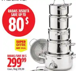 Canadian Tire 12-Pc Canadian Signature Stainless-Steel Cookset offer