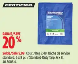 Canadian Tire Standard-Duty Tarp, 6 x 8´ offer