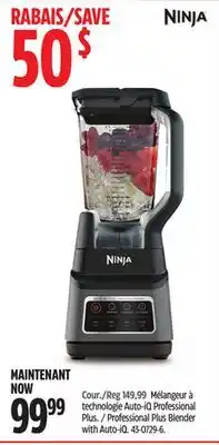 Canadian Tire Ninja Professional Plus Blender with Auto-iQ offer