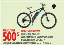 Canadian Tire Raleigh Ascend Hardtail Electric Bike, 27.5 offer