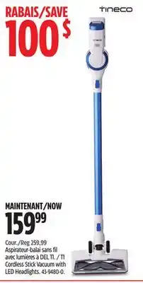 Canadian Tire Tineco 1 Cordless Stick Vacuum with LED Headlights offer