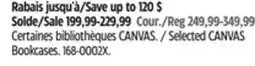 Canadian Tire Selected CANVAS Bookcases offer