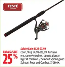 Canadian Tire Ugly Stik Selected Spinning and Spincast Rods and Combos offer