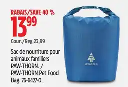 Canadian Tire Woods NPAW-THORN Pet Food Bag offer