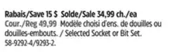 Canadian Tire Stanley Selected Socket or Bit Set offer