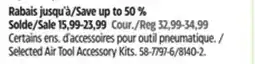 Canadian Tire Selected Air Tool Accessory Kits offer