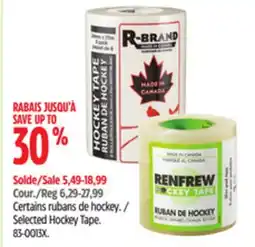 Canadian Tire Renfrew Selected Hockey Tape offer