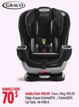 Canadian Tire Graco Extend2Fit Car Seat offer