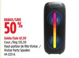 Canadian Tire Vivitar Party Speaker offer