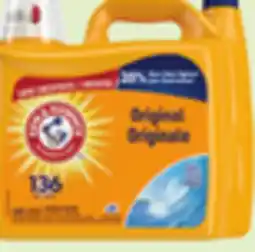 Canadian Tire Arm & Hammer Cold Water Liquid Laundry Detergent, Clean Burst, 136-Load, 4.02-L offer