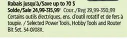Canadian Tire MAXIMUM Selected Power Tools, Hobby Tools and Router Bit Set offer