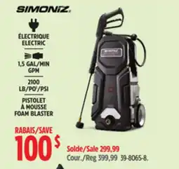Canadian Tire Simoniz FOAM BLASTER offer