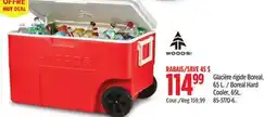 Canadian Tire Woods Boreal Hard Cooler, 65L offer