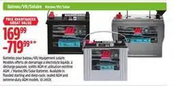Canadian Tire MOTOMASTER Marine/RV/Solar Batteries offer