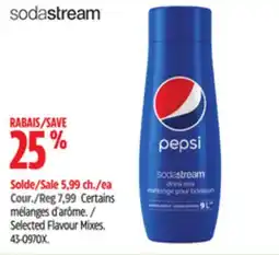 Canadian Tire Pepsi Selected Flavour Mixes offer