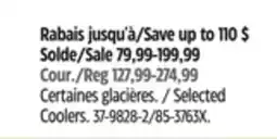 Canadian Tire Selected Coolers offer