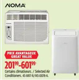 Canadian Tire Noma Selected Air Conditioners offer