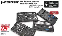 Canadian Tire Mastercraft General Use Socket Sets offer
