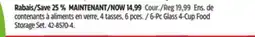 Canadian Tire Anchor 6-Pc Glass 4-Cup Food Storage Set offer