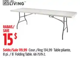 Canadian Tire For Living Folding Table offer