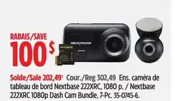 Canadian Tire Nextbase 222XRC 1080p Dash Cam Bundle, 7-Pc offer