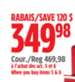 Canadian Tire MASTERCRAFT offer