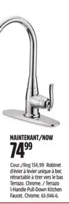 Canadian Tire Terrazo 1-Handle Pull-Down Kitchen Faucet offer
