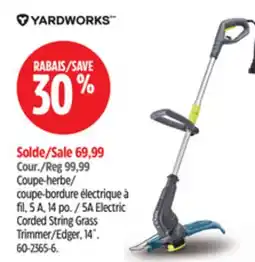 Canadian Tire Yardworks 5A Electric Corded String Grass Trimmer/Edger, 14˝ offer