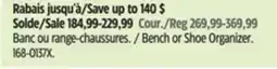 Canadian Tire Bench or Shoe Organizer offer
