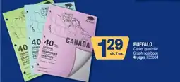 Jean Coutu BUFFALO Graph notebook offer