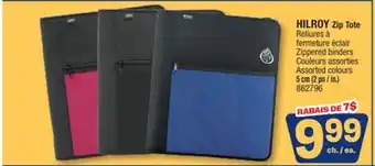 Jean Coutu HILROY Zip Tote Zippered binders offer