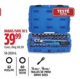 Canadian Tire Mastercraft ¼ PO/, ⅜ PO/ TAILLES DE PRISE DRIVE SIZES offer