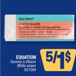 Jean Coutu EQUATION White eraser offer