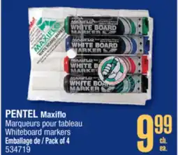 Jean Coutu PENTEL Maxiflo Whiteboard markers offer