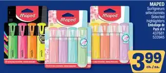 Jean Coutu MAPED Selected highlighters offer