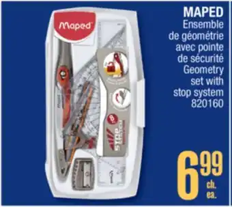 Jean Coutu MAPED Geometry set with stop system offer