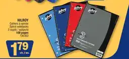 Jean Coutu HILROY Spiral notebooks offer