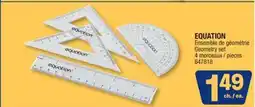 Jean Coutu EQUATION Geometry set offer