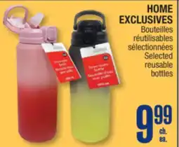 Jean Coutu HOME EXCLUSIVES Selected reusable bottles offer