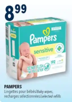 Familiprix PAMPERS Baby wipes, selected refills offer