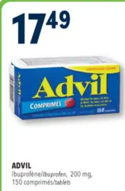 Familiprix ADVIL Ibuprofen, 200 mg, 150tablets offer