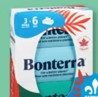 Familiprix BONTERRA, Paper towels, 3 mega rolls offer