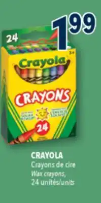 Familiprix CRAYOLA Wax crayons, 24 units offer