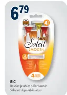 Familiprix BIC Selected disposable razors offer