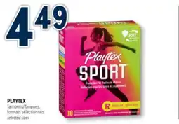 Familiprix PLAYTEX, Tampons selected sizes offer