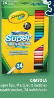 Familiprix CRAYOLA ashable markers offer