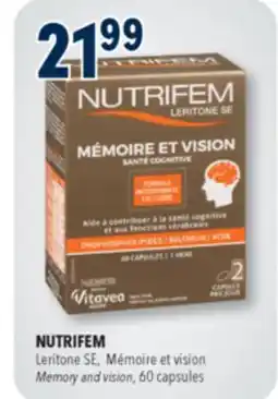 Familiprix NUTRIFEM Memory and vision, 60capsules offer