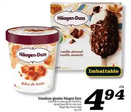 Marché Richelieu FRIANDISES GLACÉES HÄAGEN-DAZS | HÄAGEN-DAZS FROZEN TREATS offer