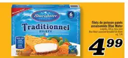 Marché Richelieu FILETS DE POISSON PANÉS ASSAISONNÉS BLUE WATER | BLUE WATER SEASONED BREADED FISH FILLETS offer