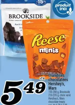 Marché Richelieu FRIANDISES CHOCOLATÉES HERSHEY'S, MARS | HERSHEY'S, MARS CHOCOLATE TREATS offer